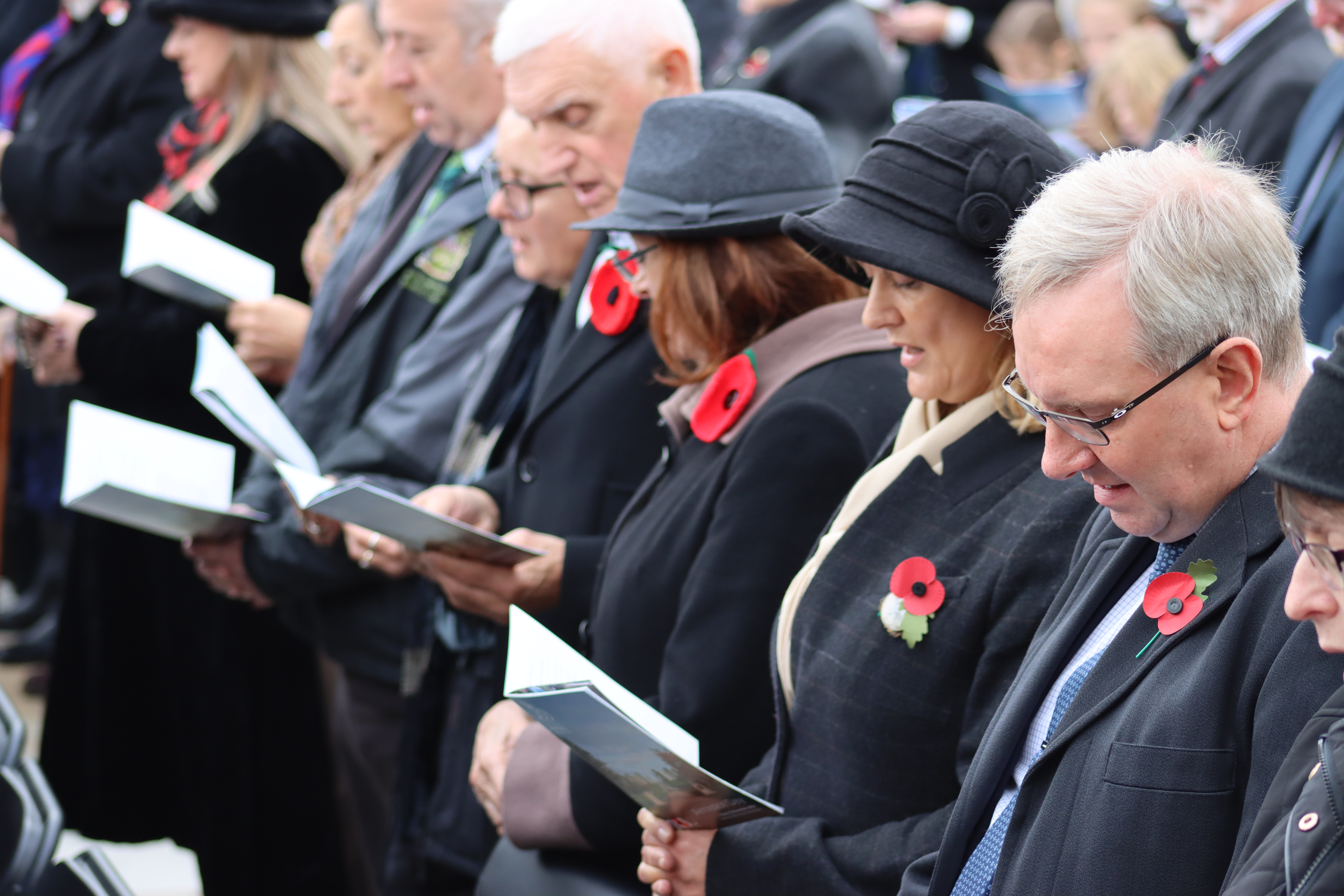 Crowd at Armistice Day 2022