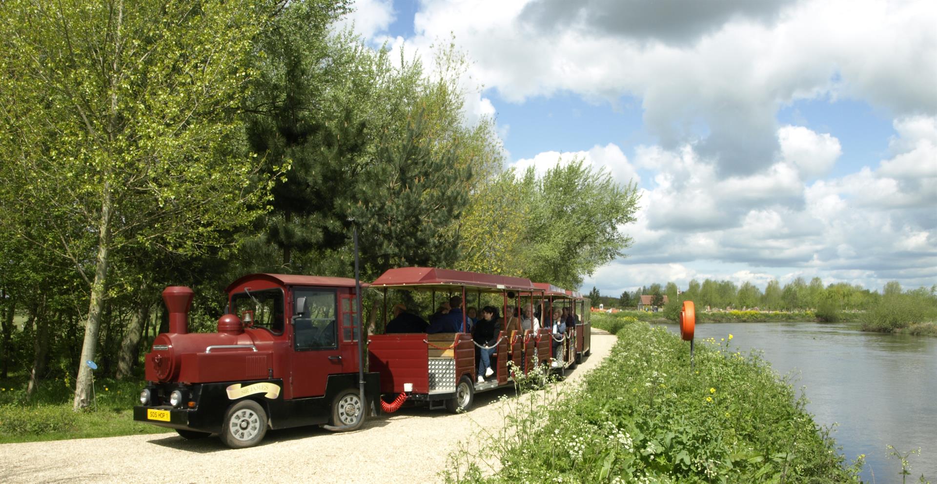 Land Train by the Tame - Credit National Memorial Arboretum