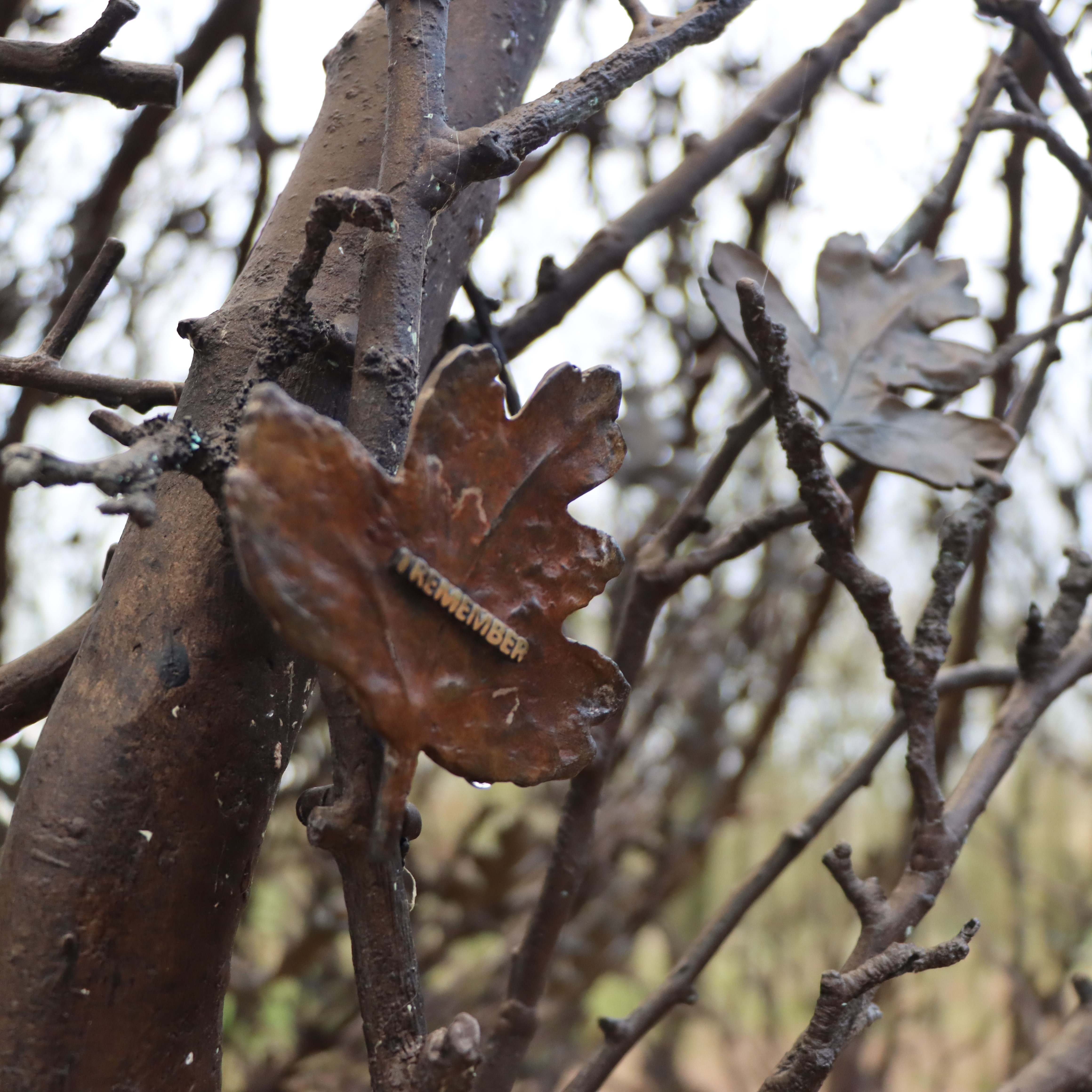 Tree of Cherished Memories Leaf Dedication that says 'I Remember'